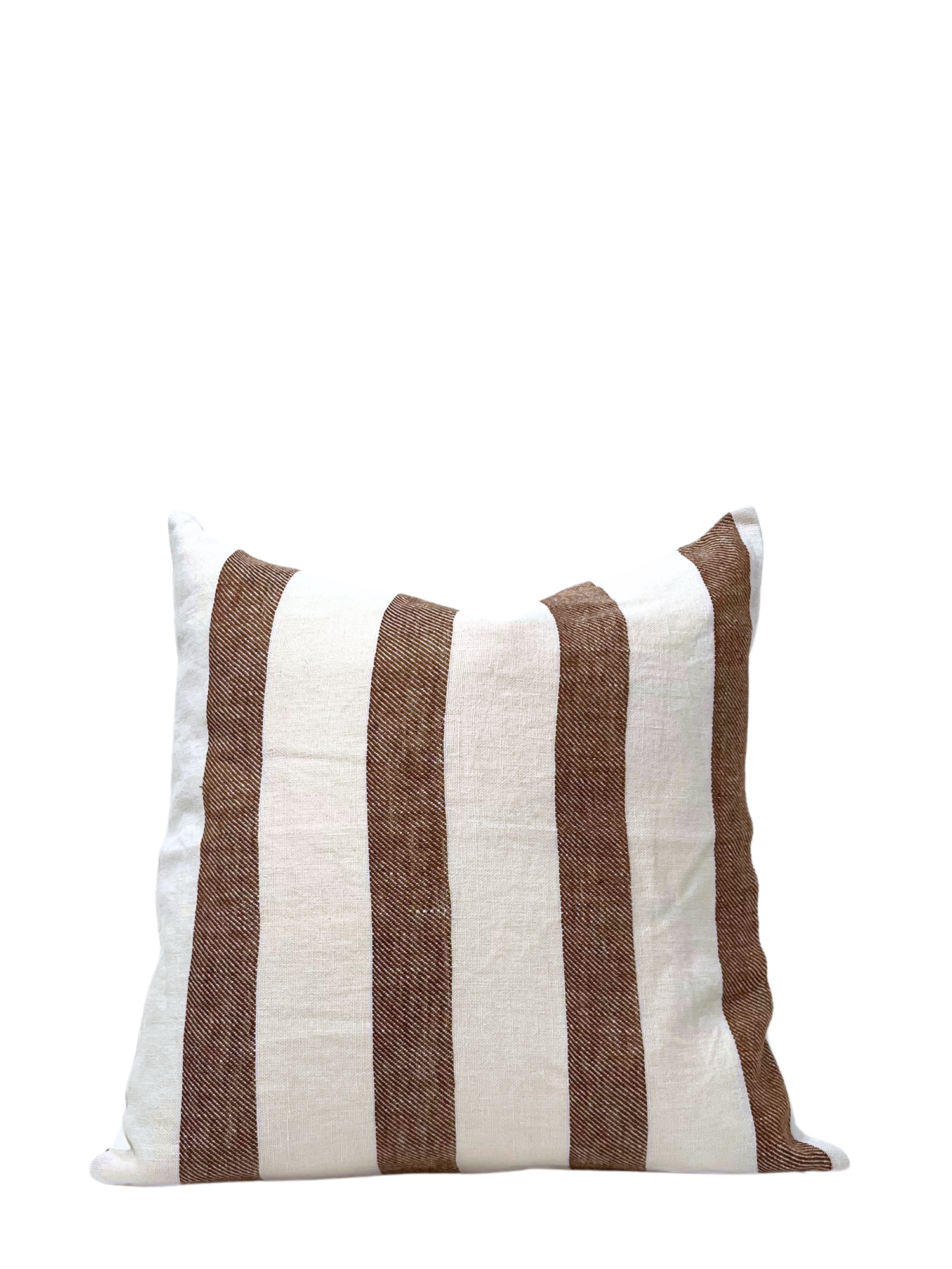 Bastide cushion cover, mocha stripes (50 x 50 cm)