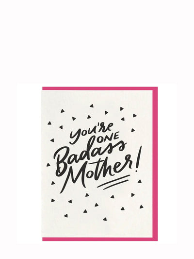 Badass Mother Mother's Day card