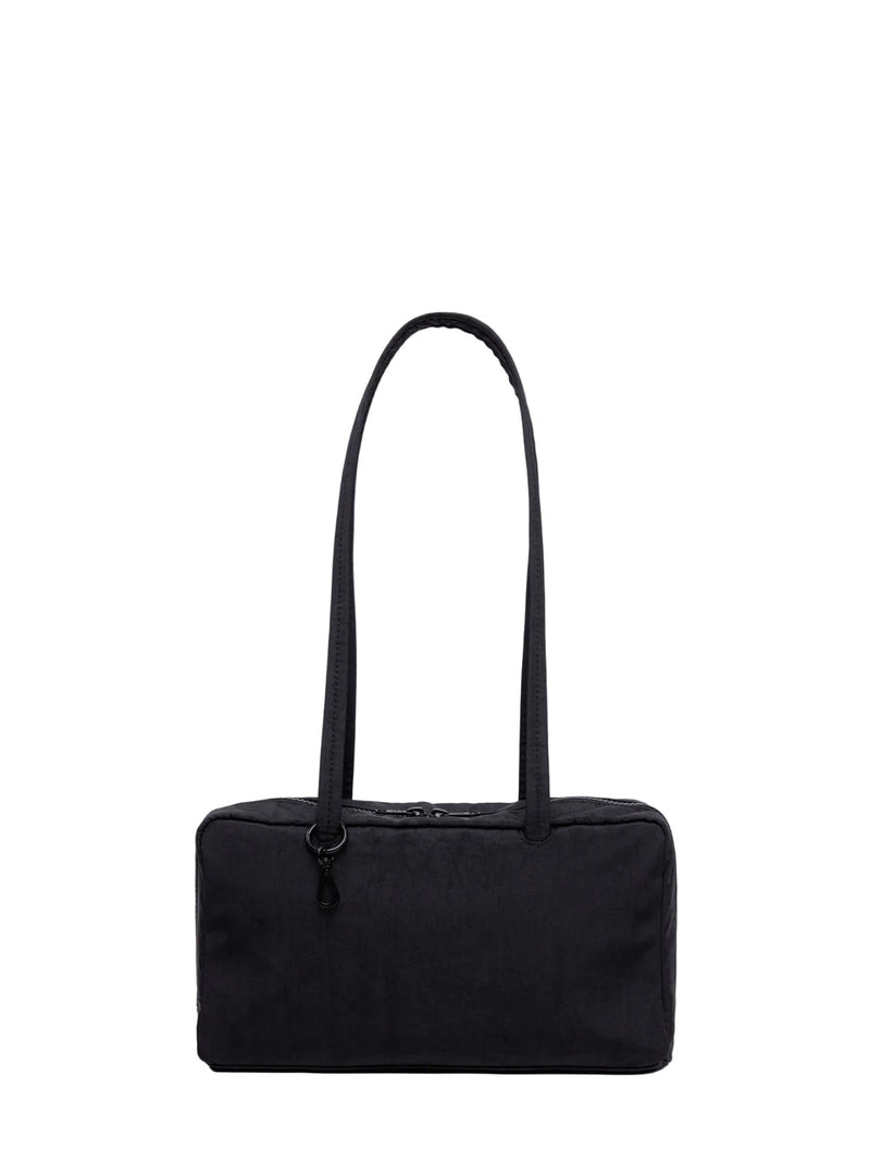 Nylon bowler bag, black