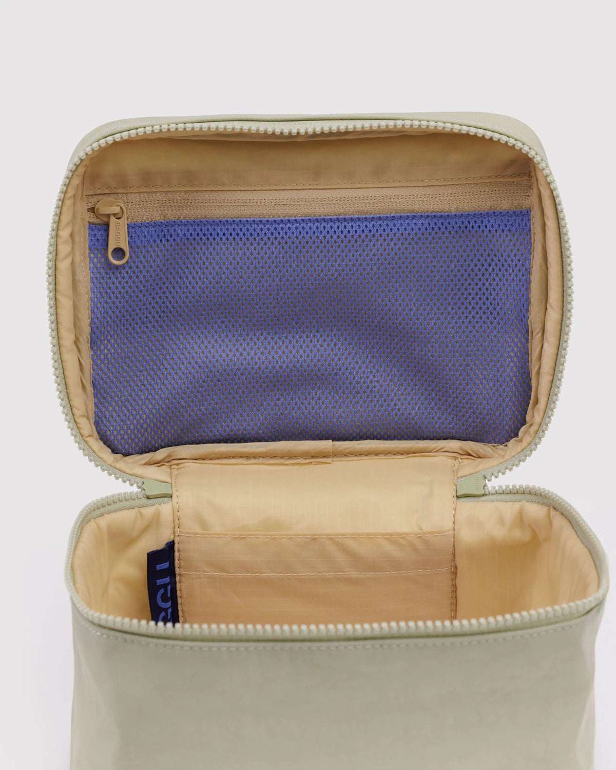 Large cosmetic case, celadon green