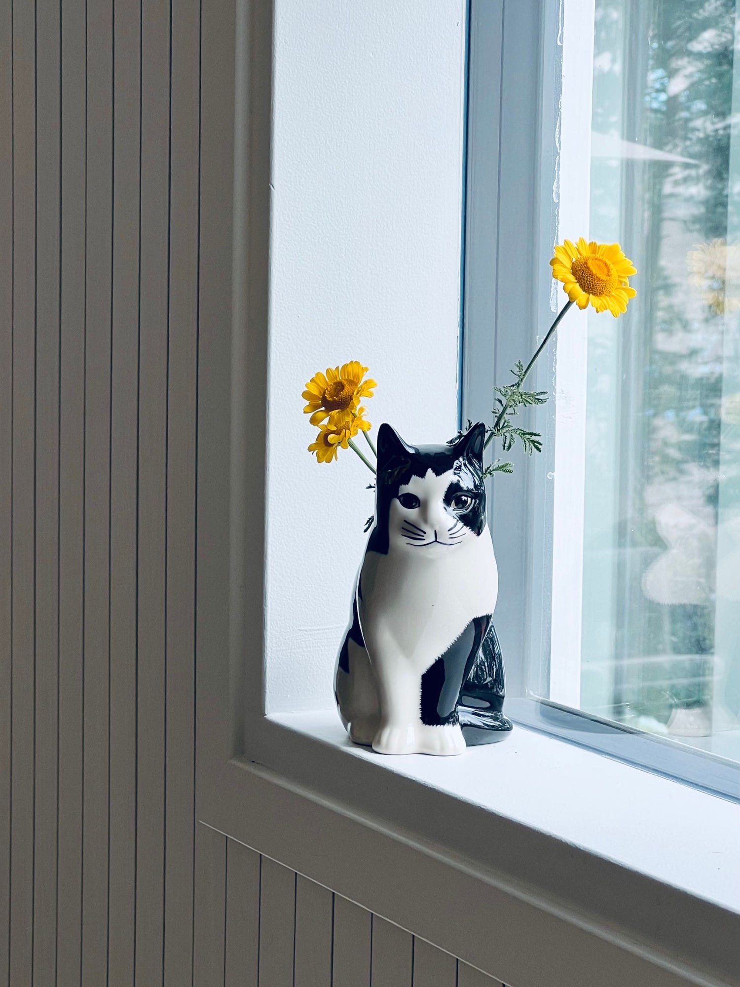 Barney Cat flower vase (S)