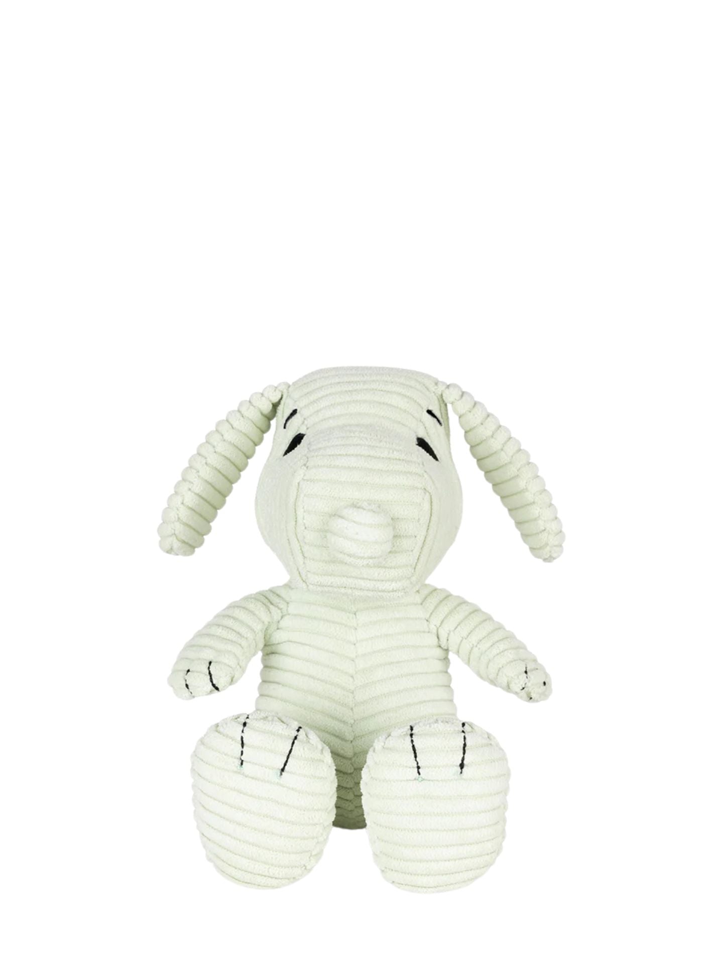 Plush Snoopy toy dog with a white background