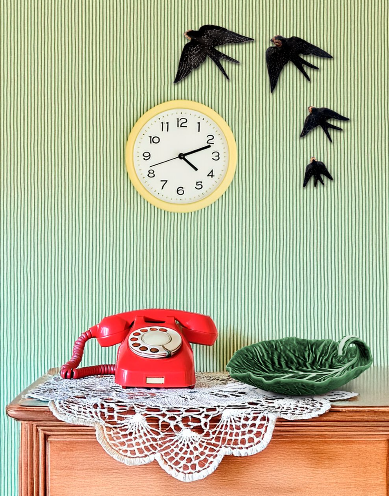 Swallow miniature wall relief (6cm)