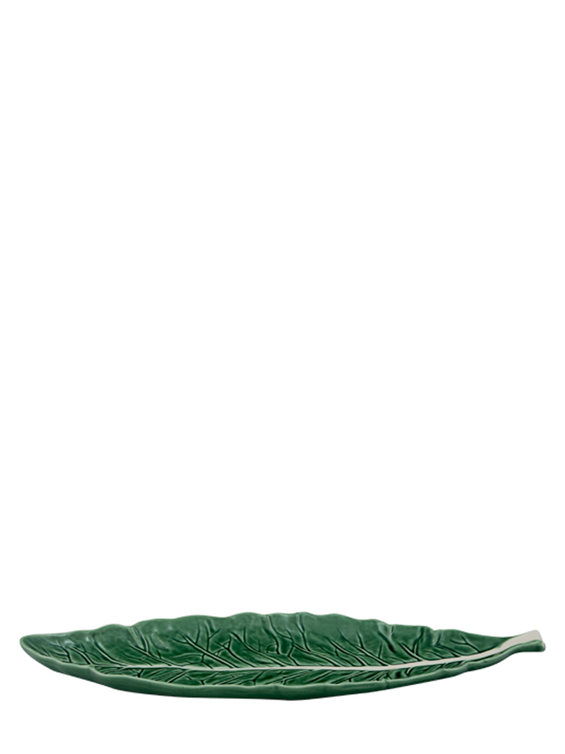 Cabbage narrow leaf plate, green (40 cm)