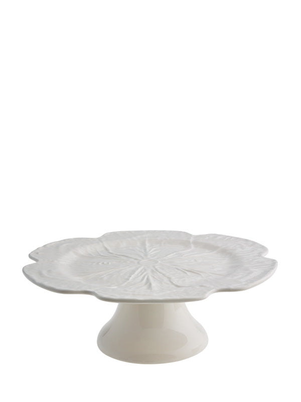 Cabbage Cake Stand (31cm), ivory