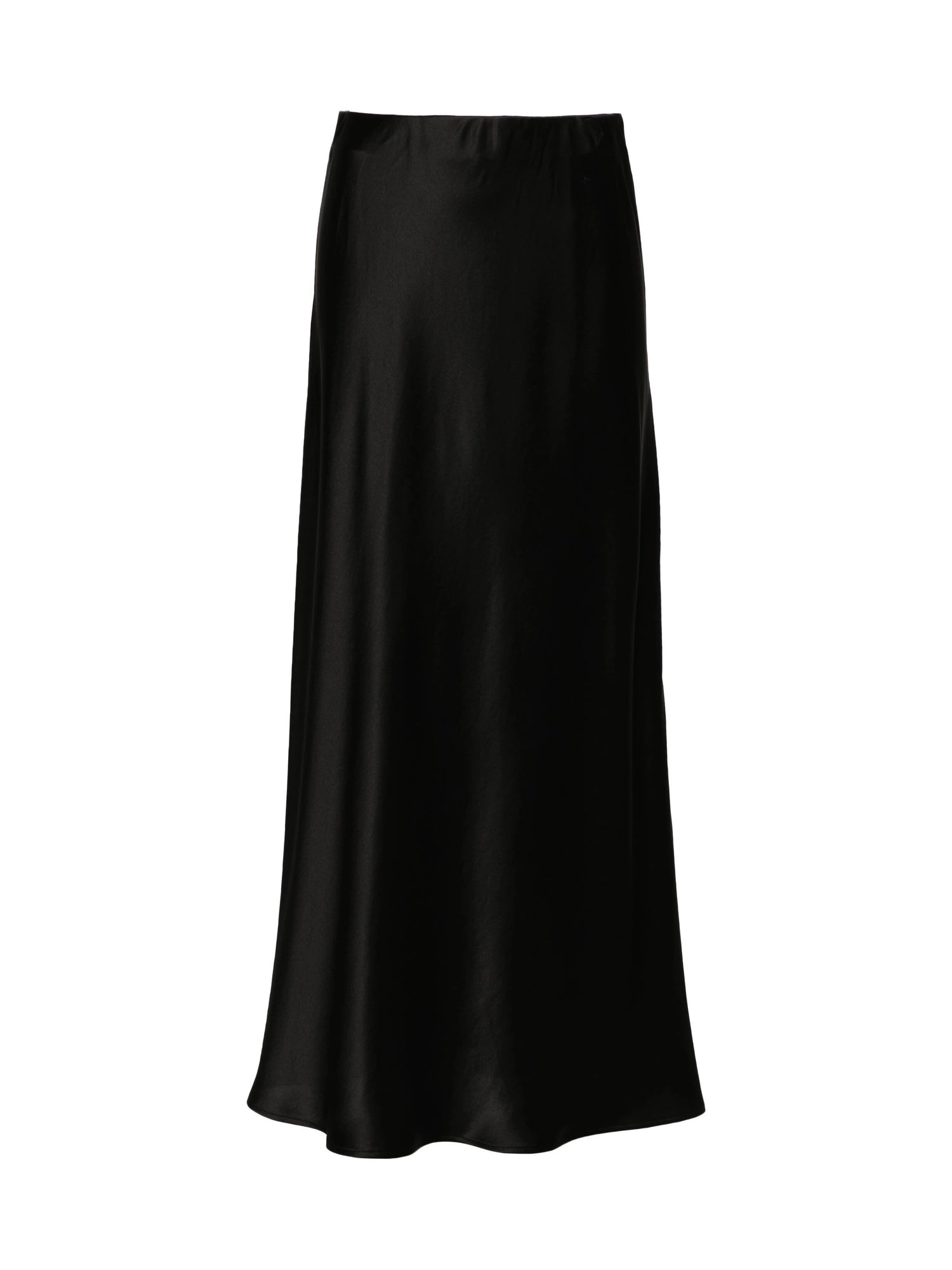 Boshan satin skirt, black