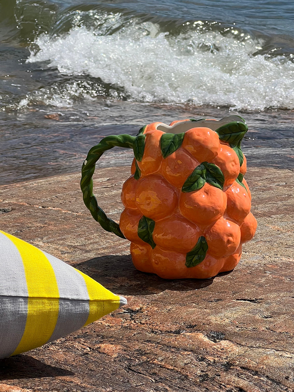 Mandarin orange jug. Sold at My o My in Helsinki. 