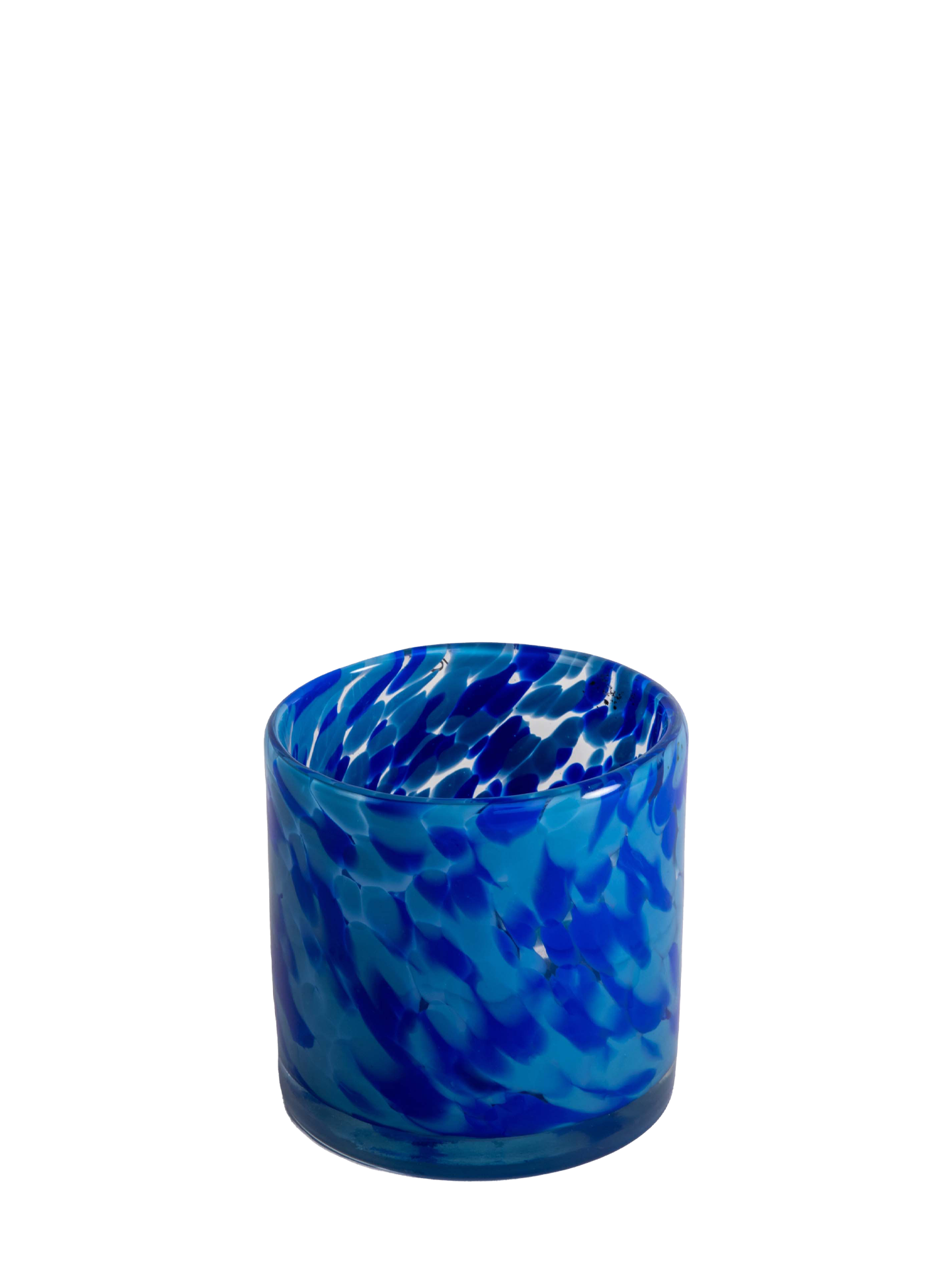 Candle holder Calore XS, blue or orange