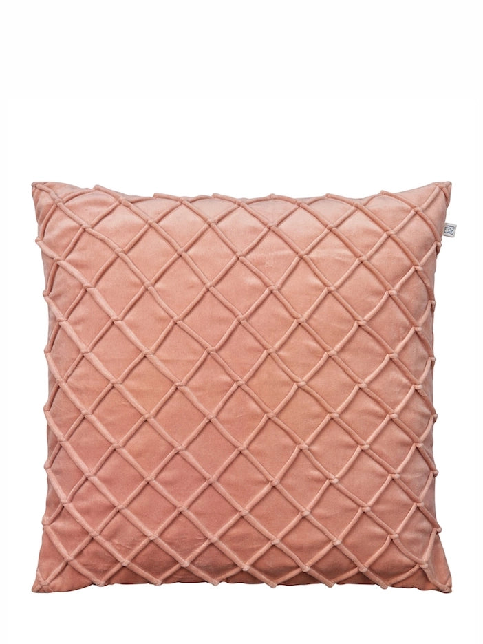 Deva Velvet Cushion Cover (50x50cm), rose pink