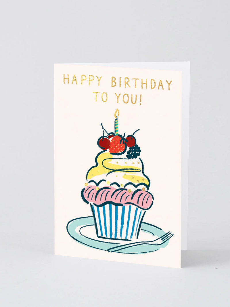 Happy Birthday To You Cupcake, birthday card