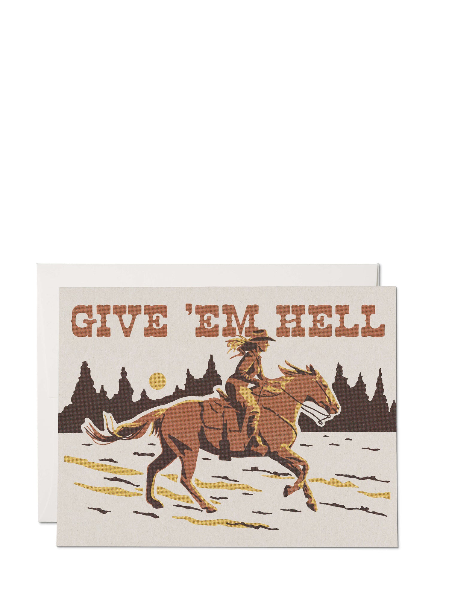 Give 'em Hell encouragement card