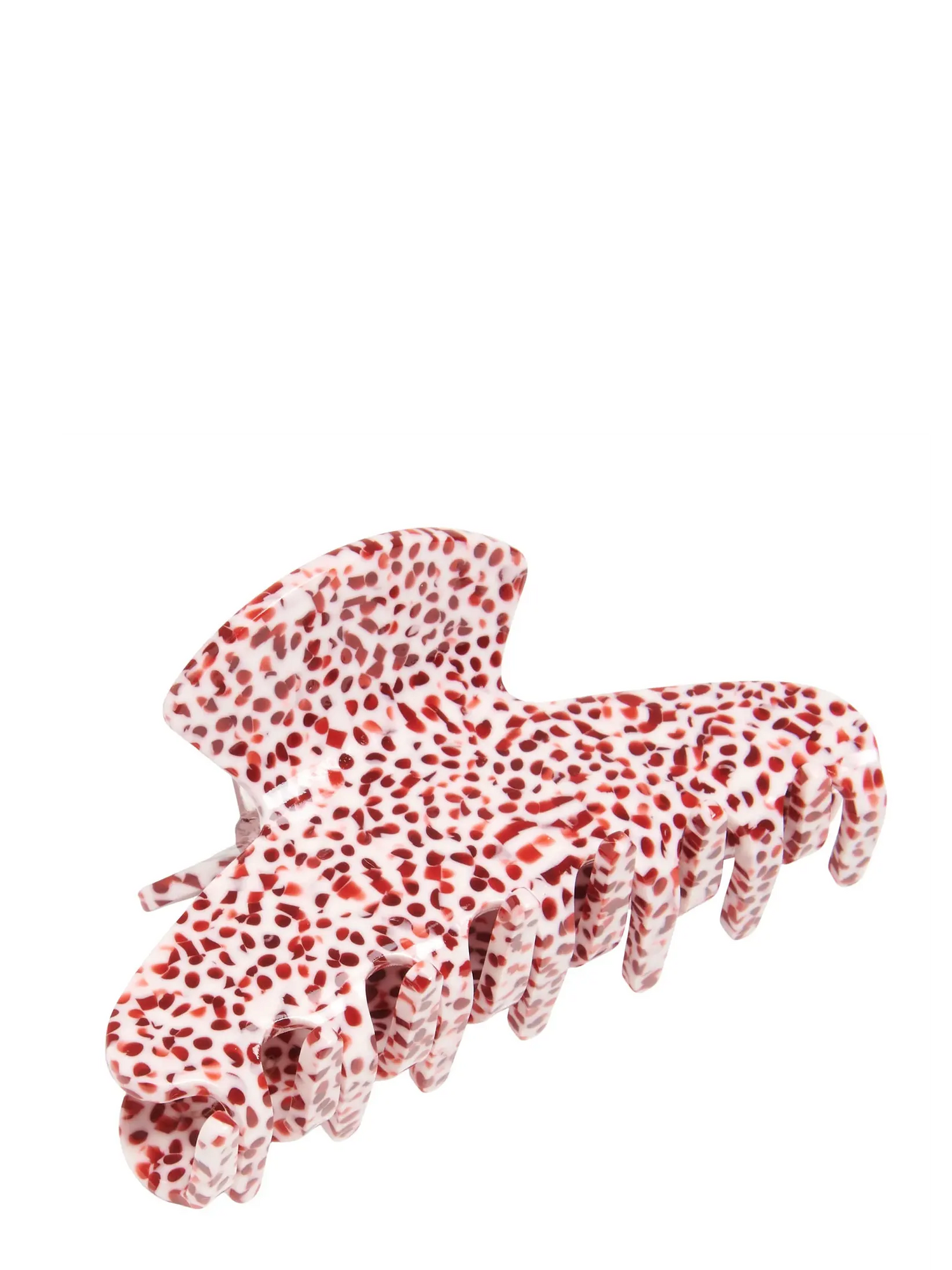 Carver Hair Claw, red dalmatian