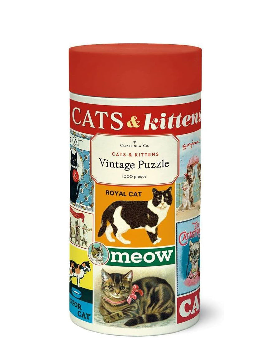 Vintage Puzzle, Cats & Kittens (1000 pcs)