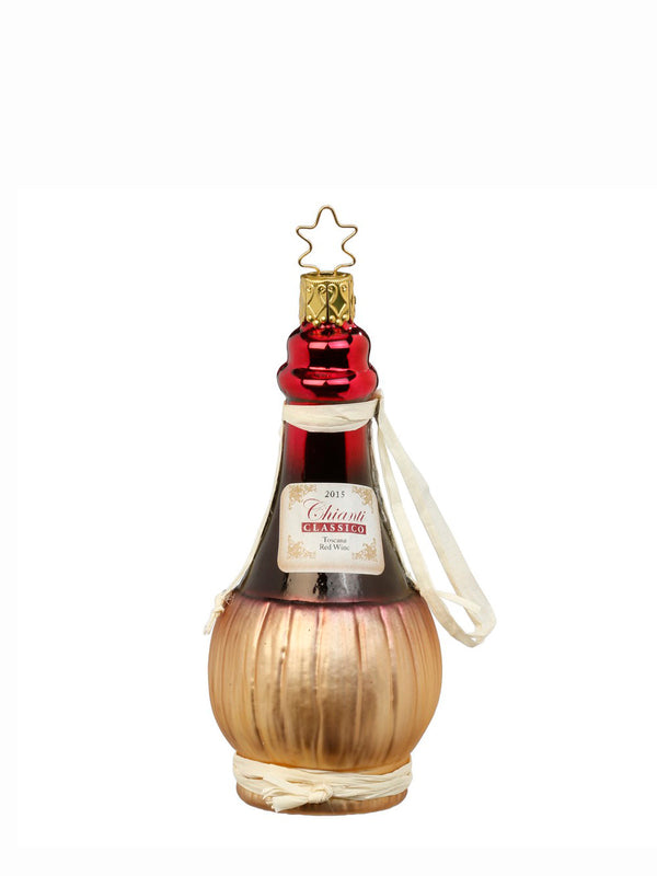 Chianti glass ornament, brown (11,5 cm)