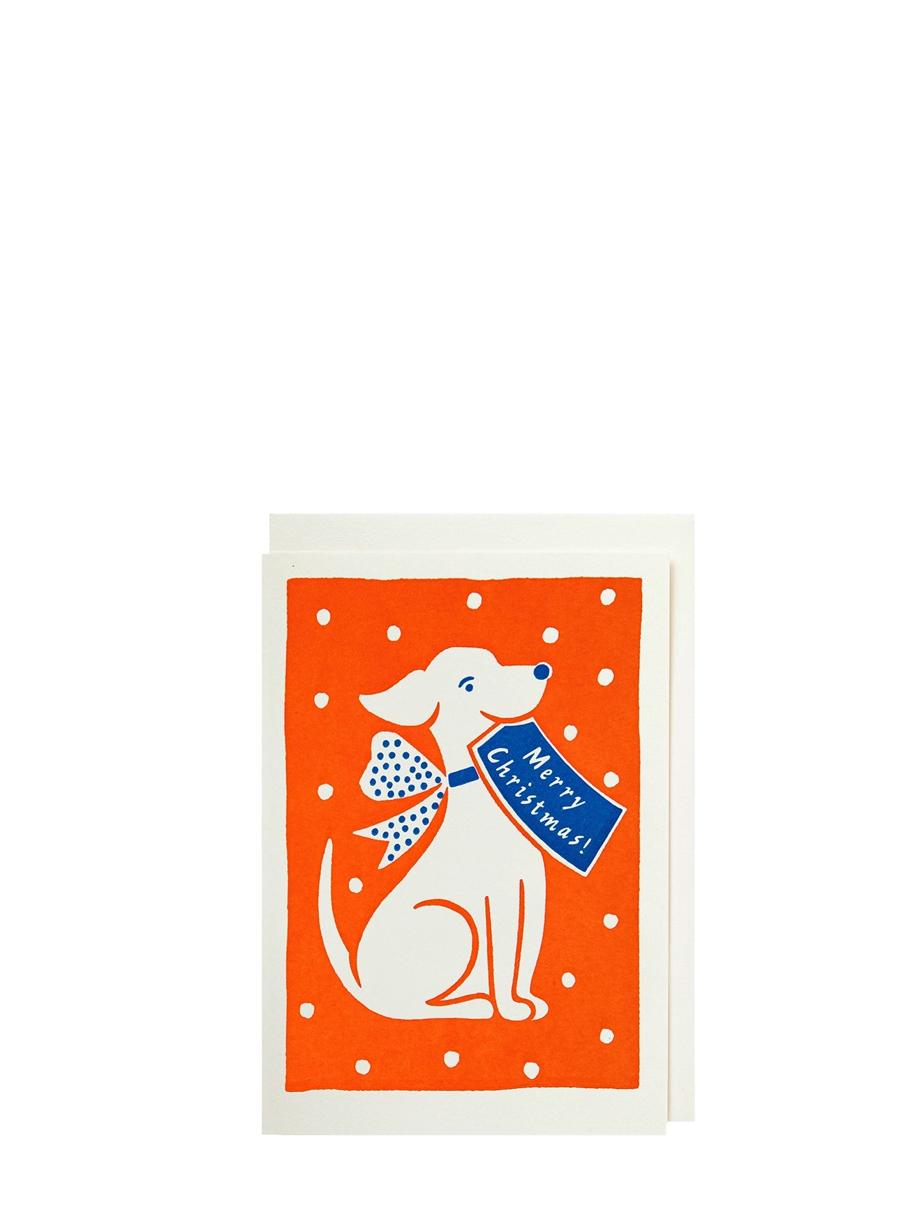 Christmas dog mini card