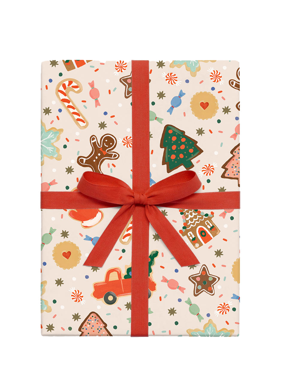 'Christmas Cookies' gift wrap, 3 sheets