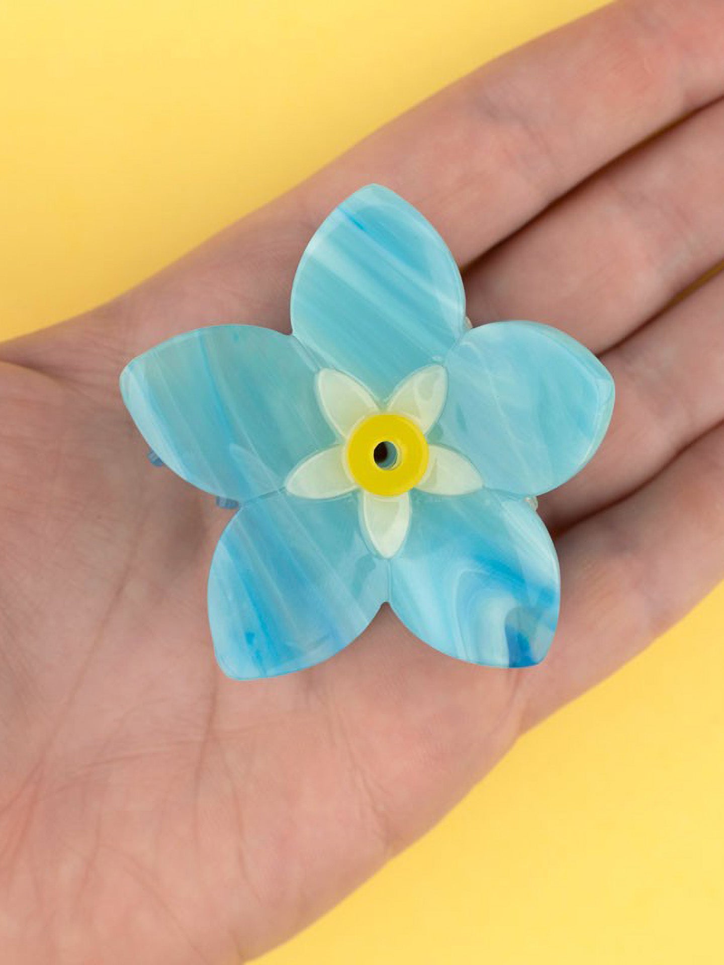 Forget Me Not Hair Claw