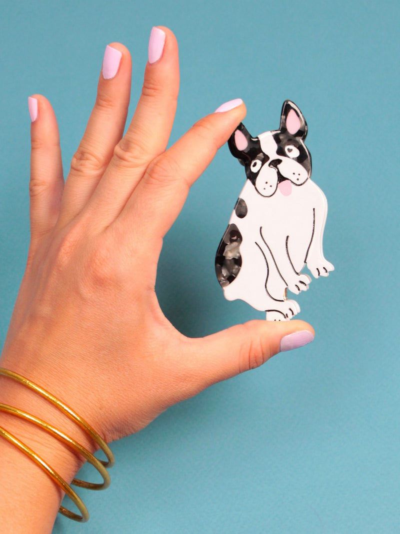 Frenchie hair claw