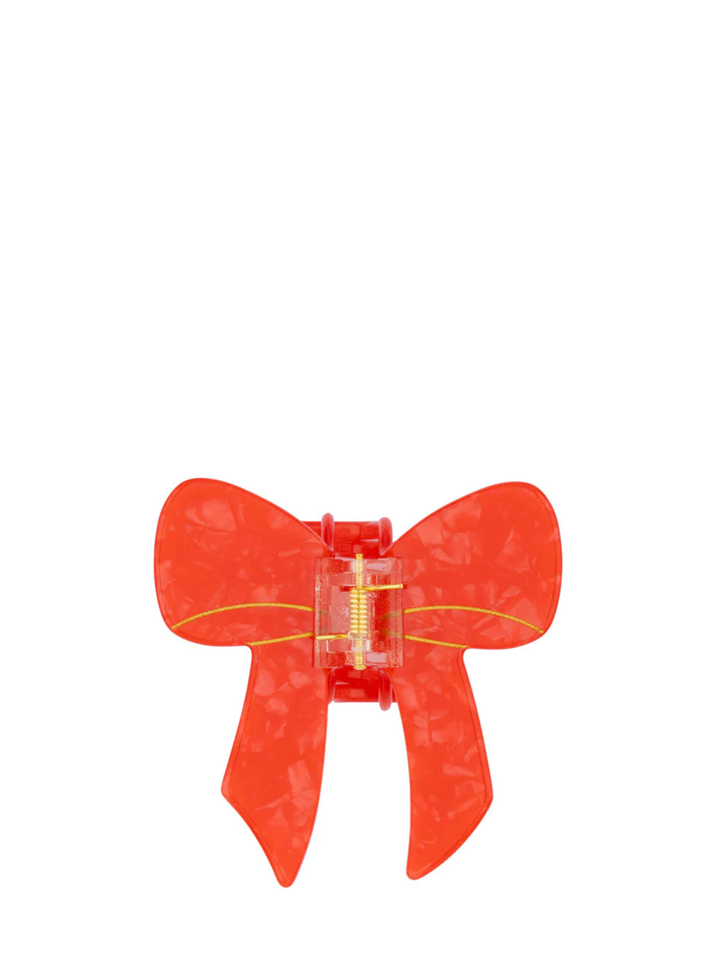 Red Bow Hair Clip