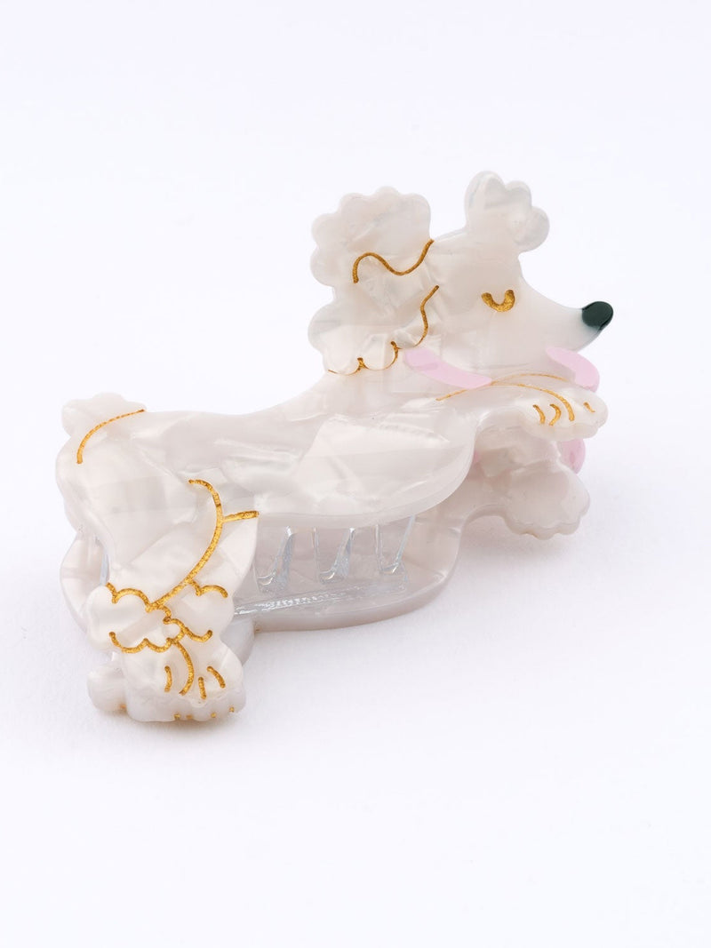 Poodle hair claw
