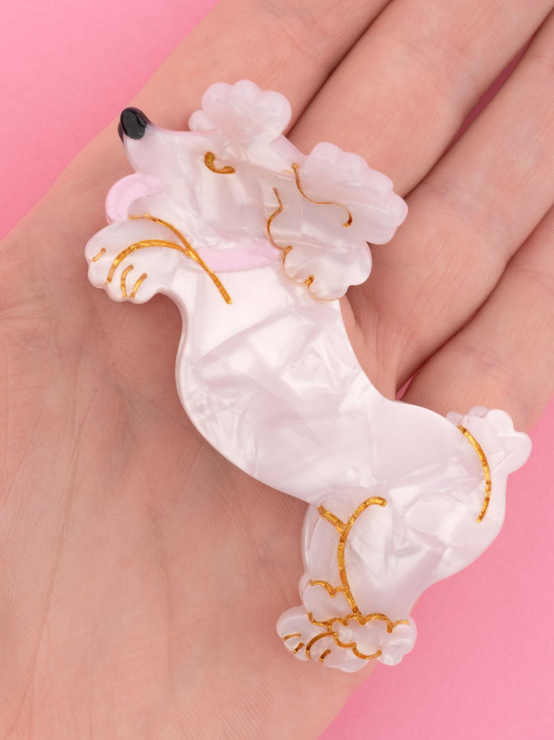 Poodle hair claw