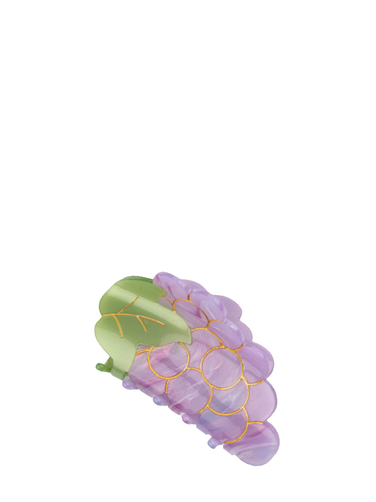 Lovely, fun hair claw in the shape of a bunch of grapes, ready to be picked!