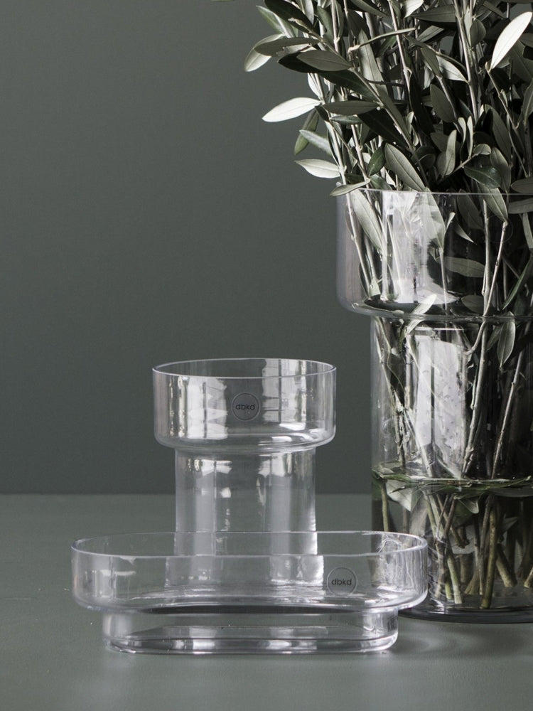 Vase Keeper in Clear glass (M)