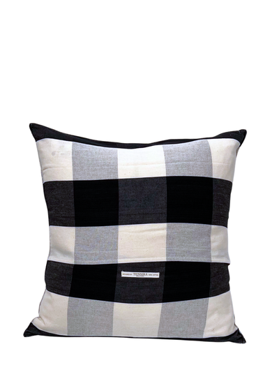 Cushion cover (50x50cm), Black/Off-white