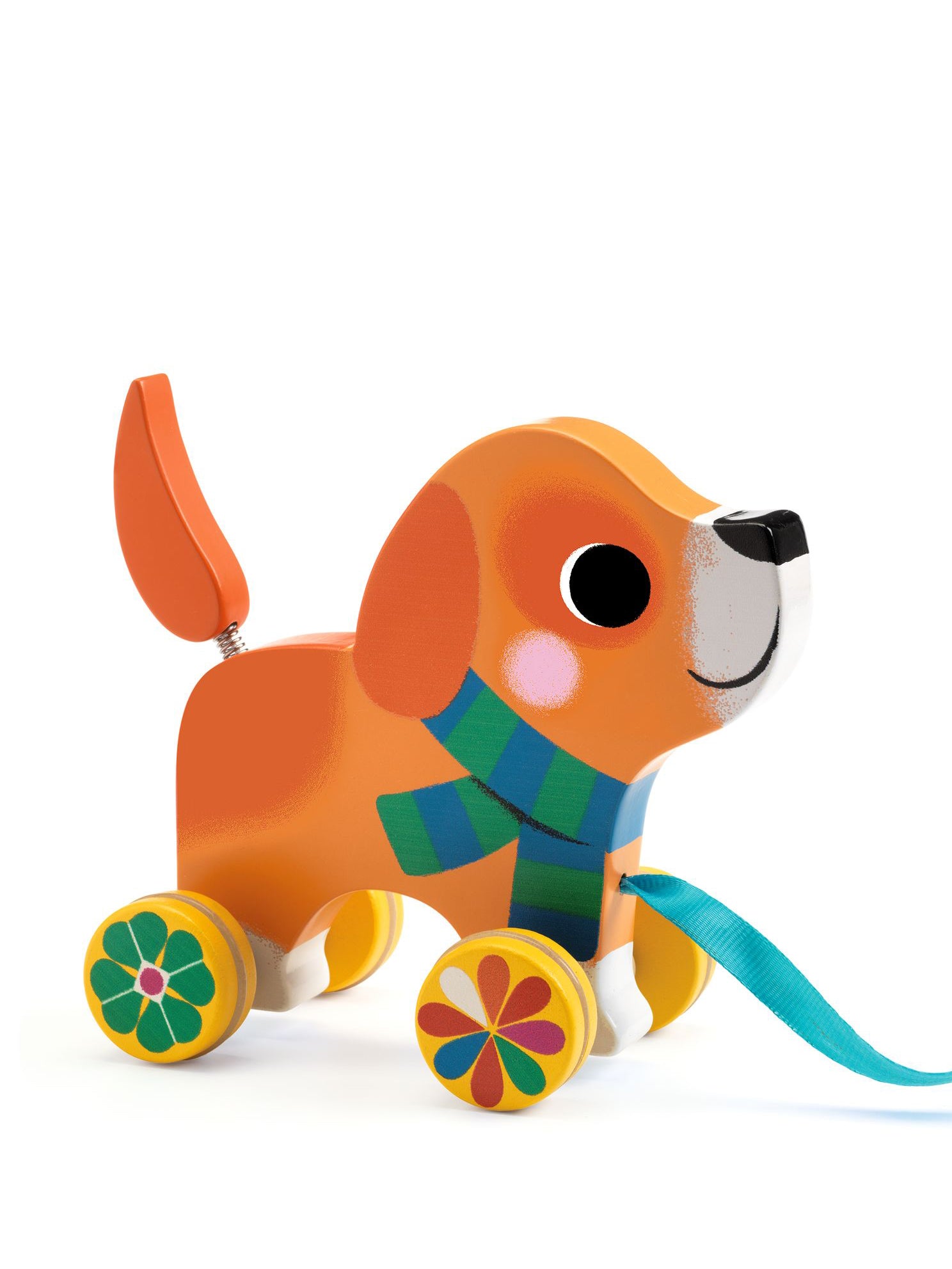 Lou Wooden Puppy, Kids' pull toy
