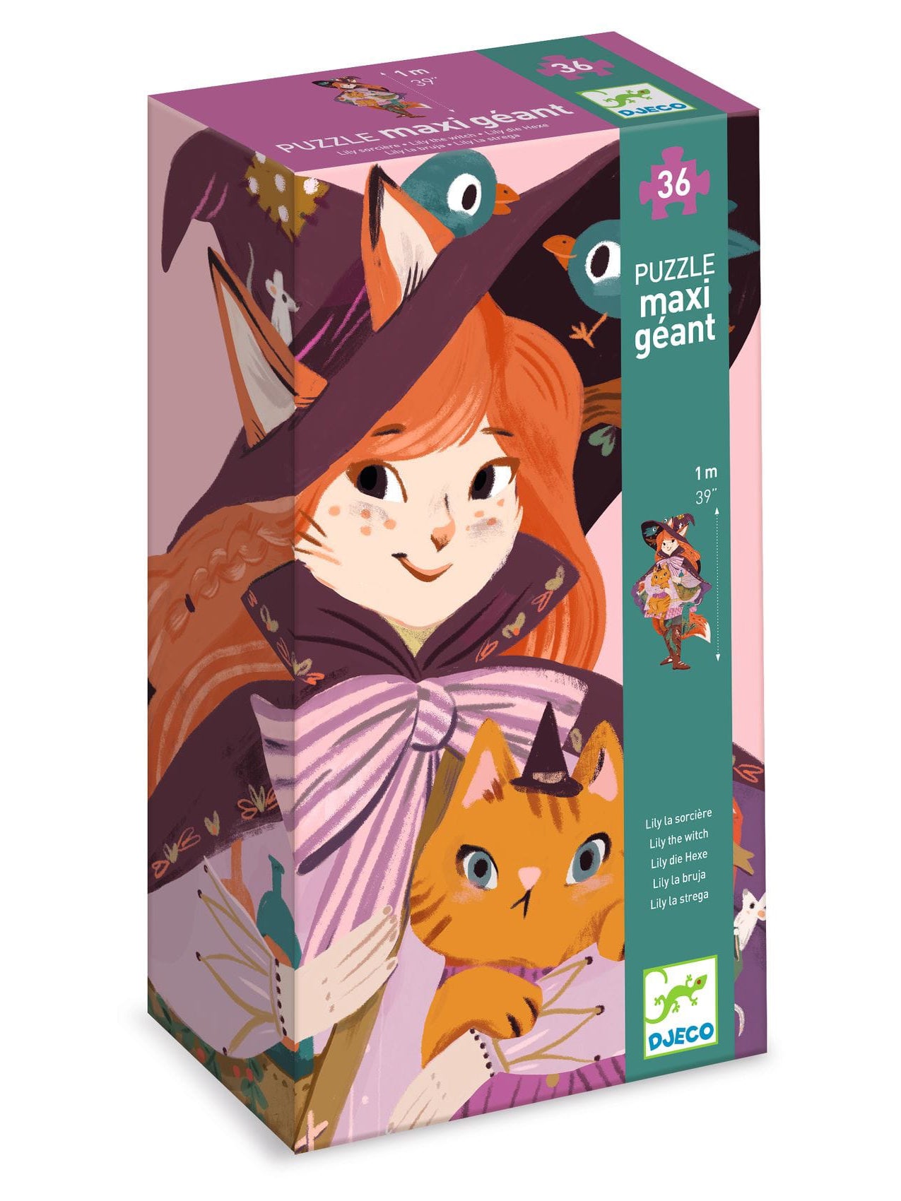 Lily the Witch puzzle, 36 pcs