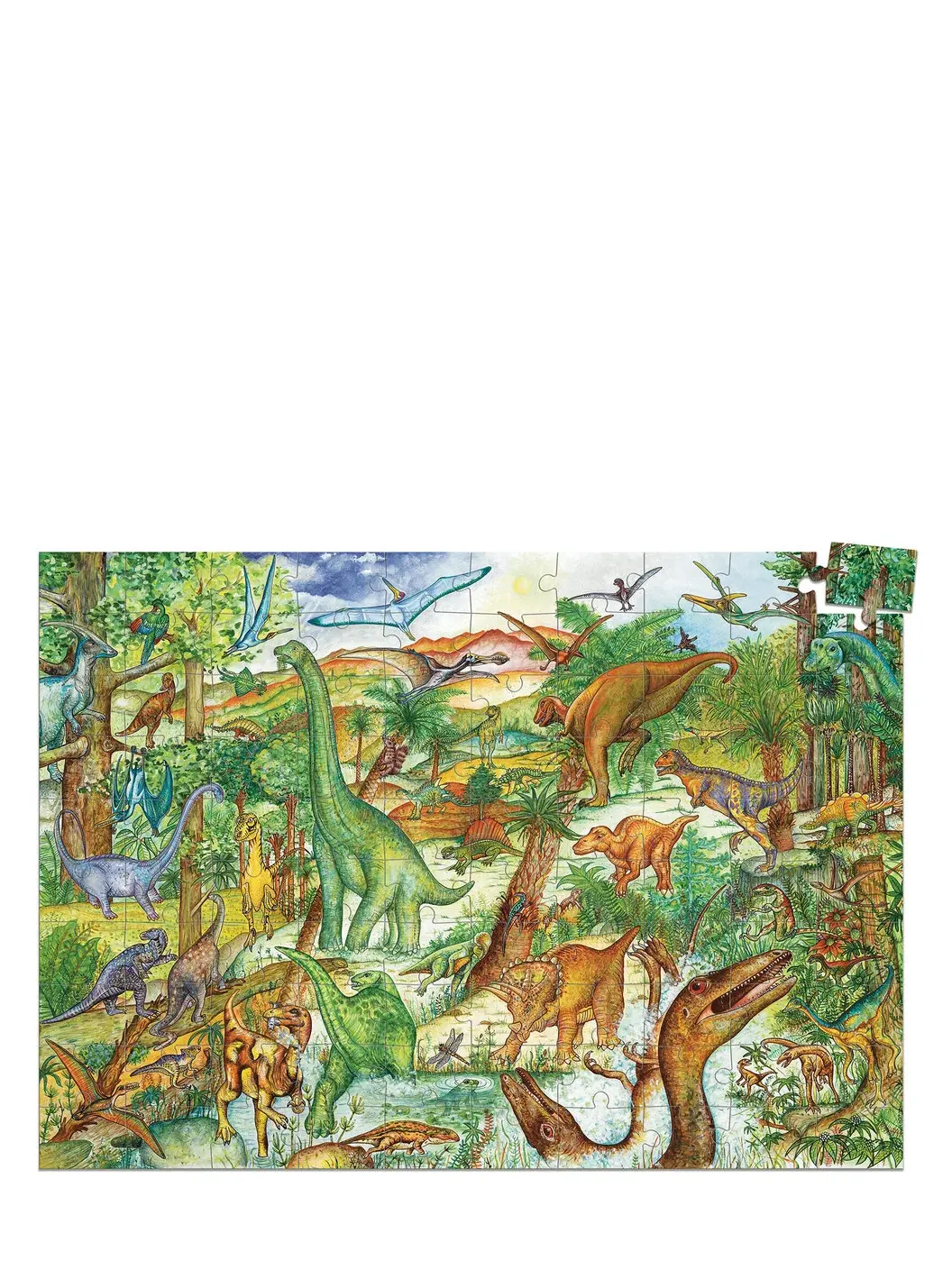 Dinosaur puzzle, 100 pieces