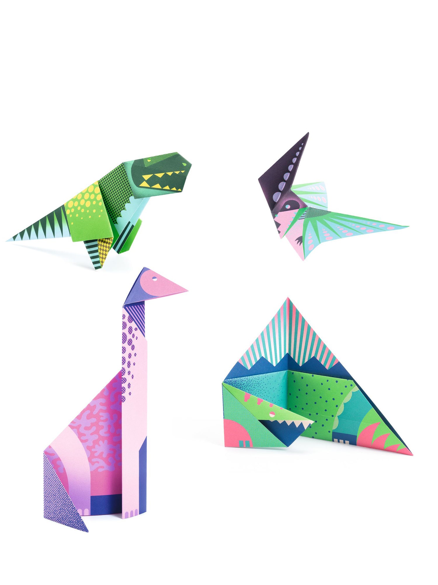 Origami Set, dinos