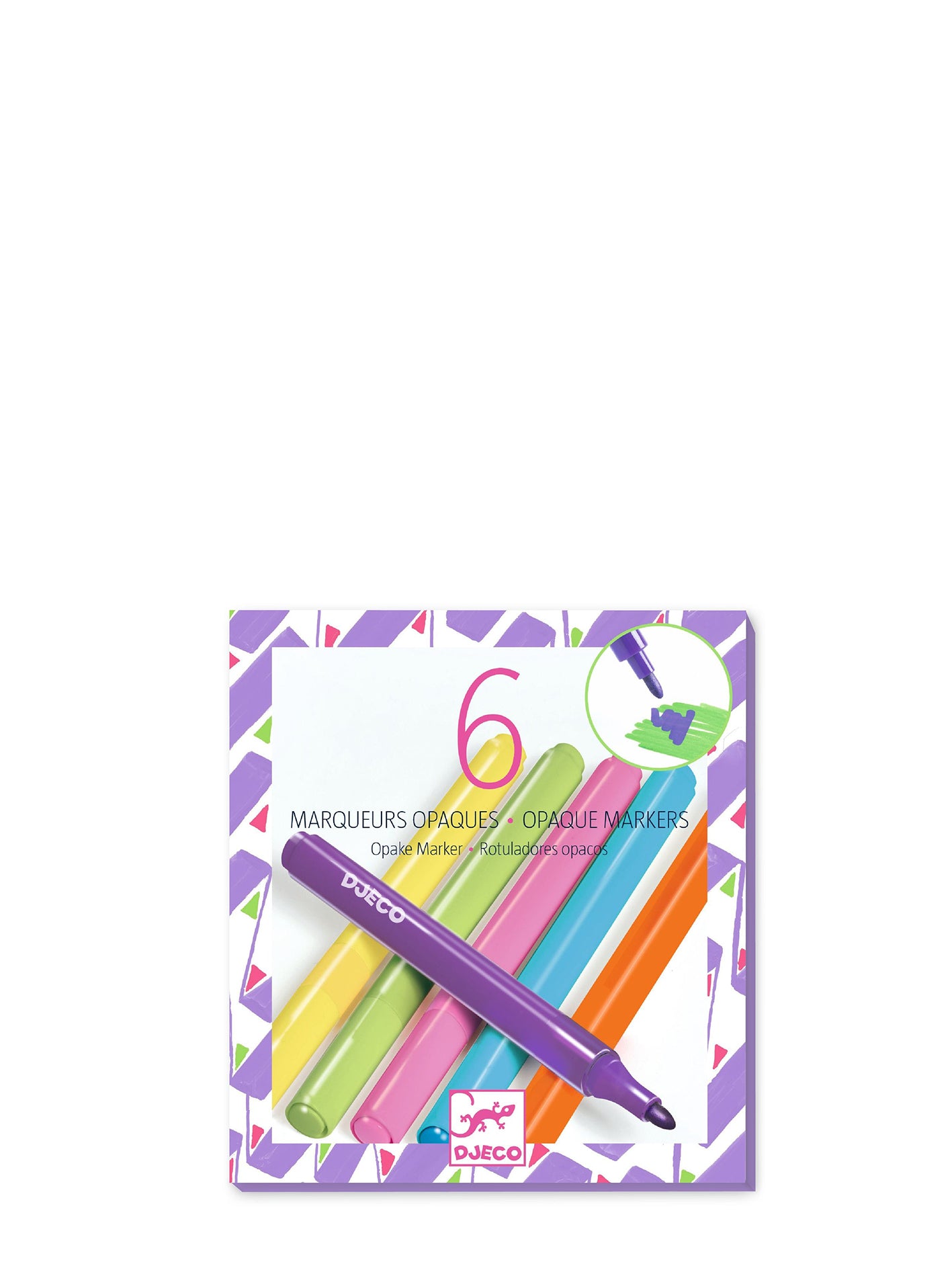 Opaque marker set of 6, 80s