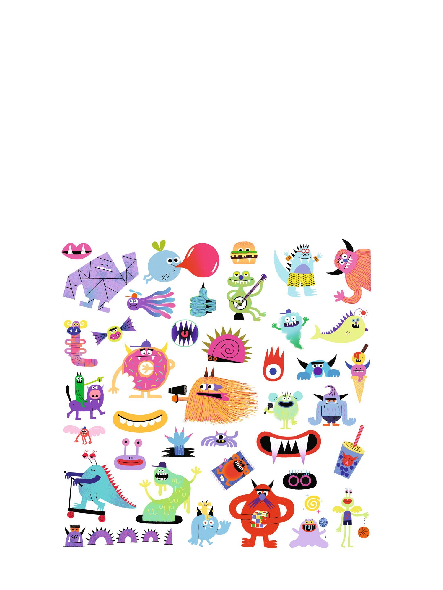 Monster, 160 stickers