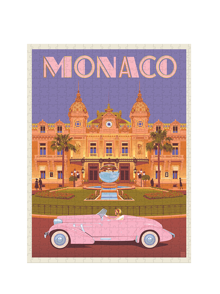 World Travel Monaco Puzzle (500 pcs)