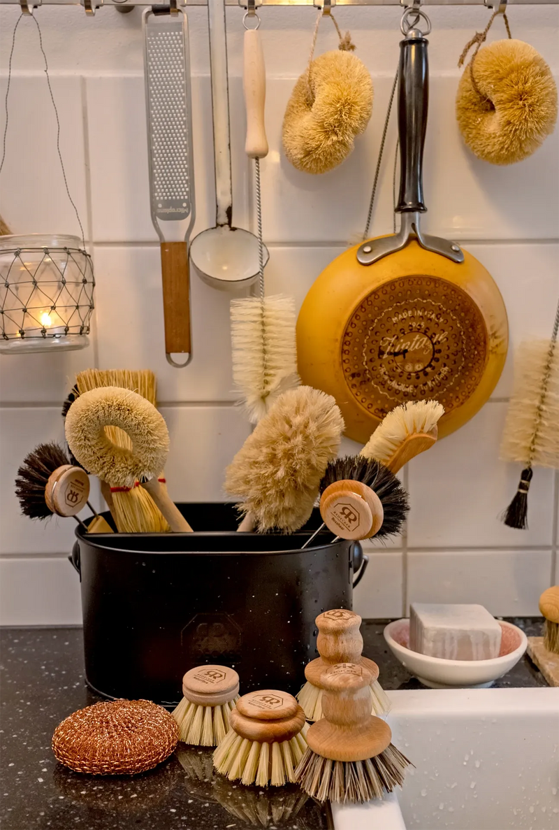 Copper pot scrubber, set of 2