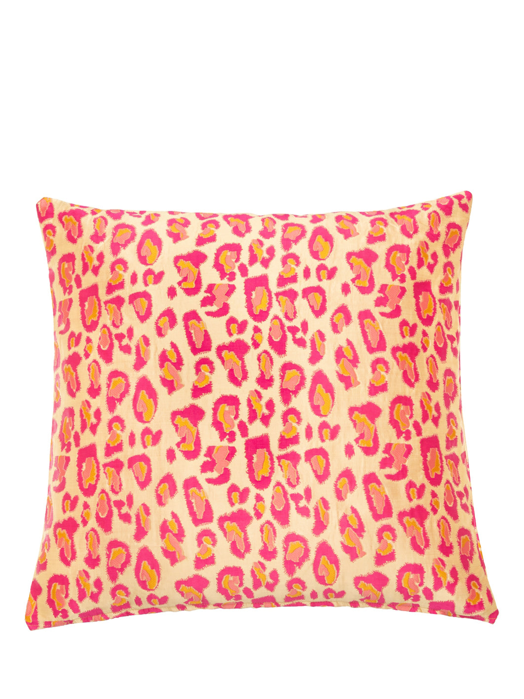 Animal print cushion (50x50 cm), pink