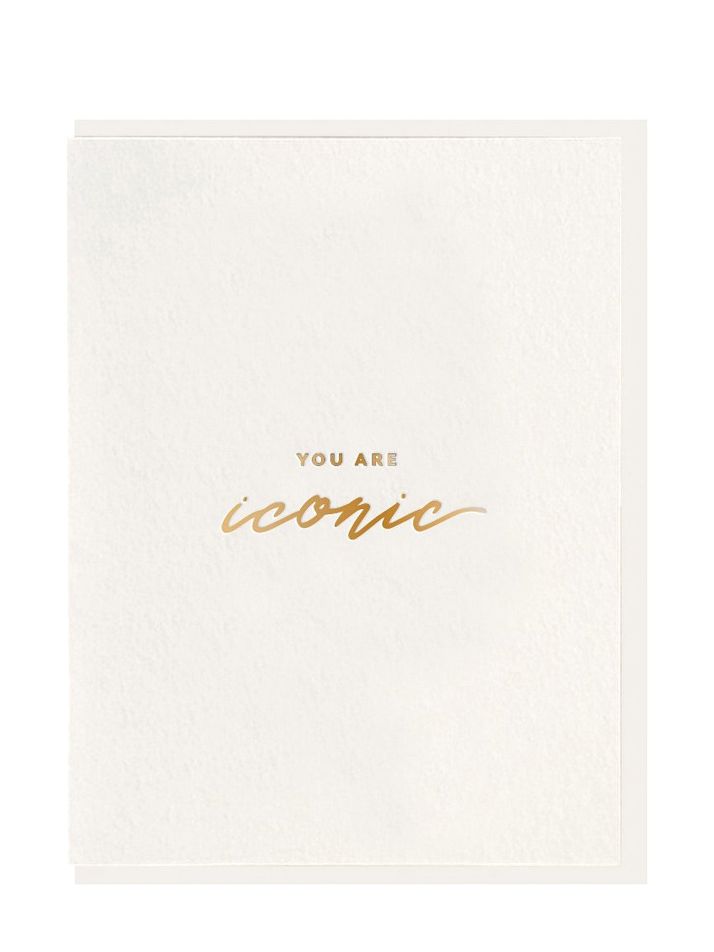 Iconic - Foil Everyday Greeting Card