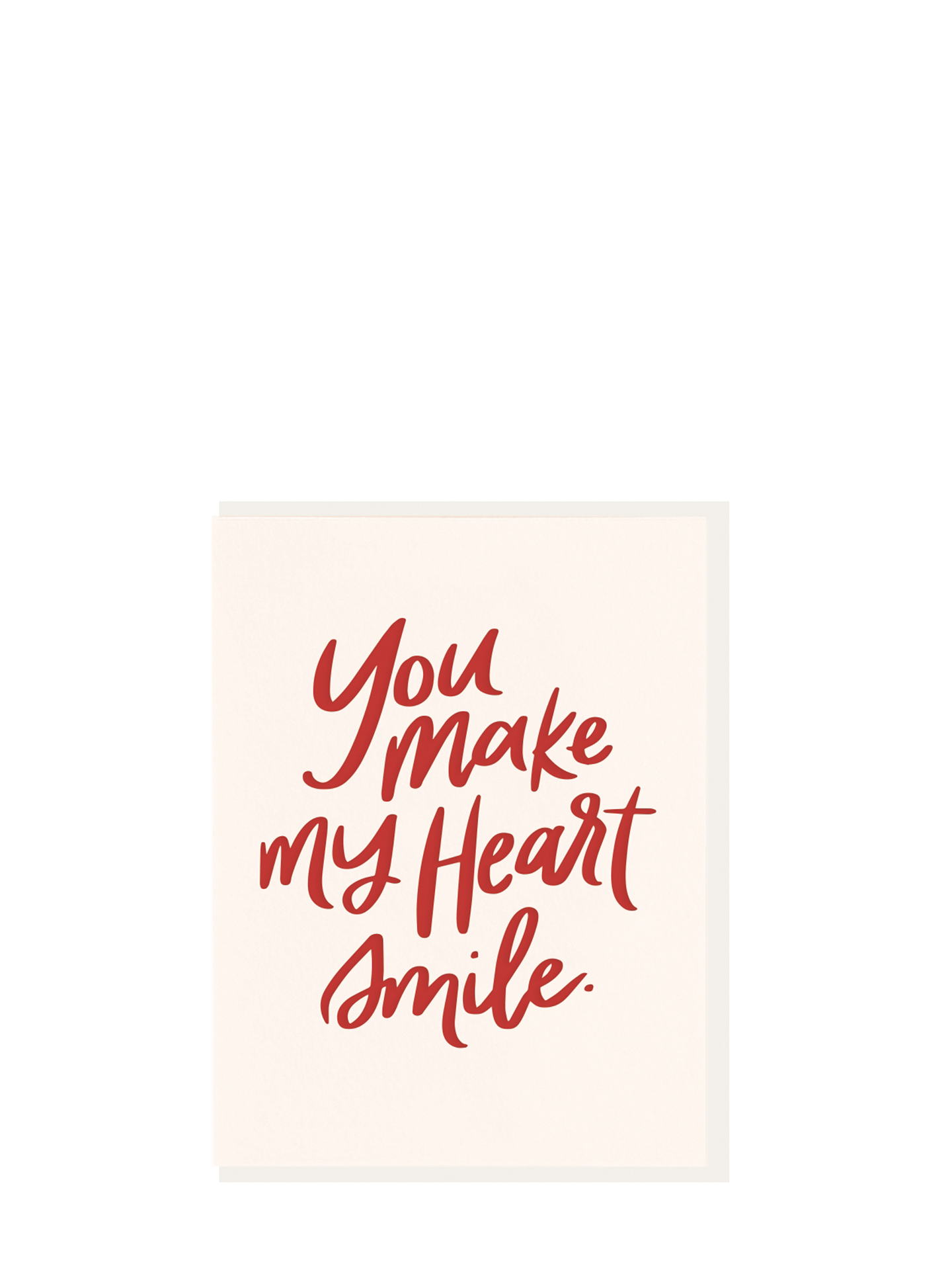 Make My Heart Smile love card