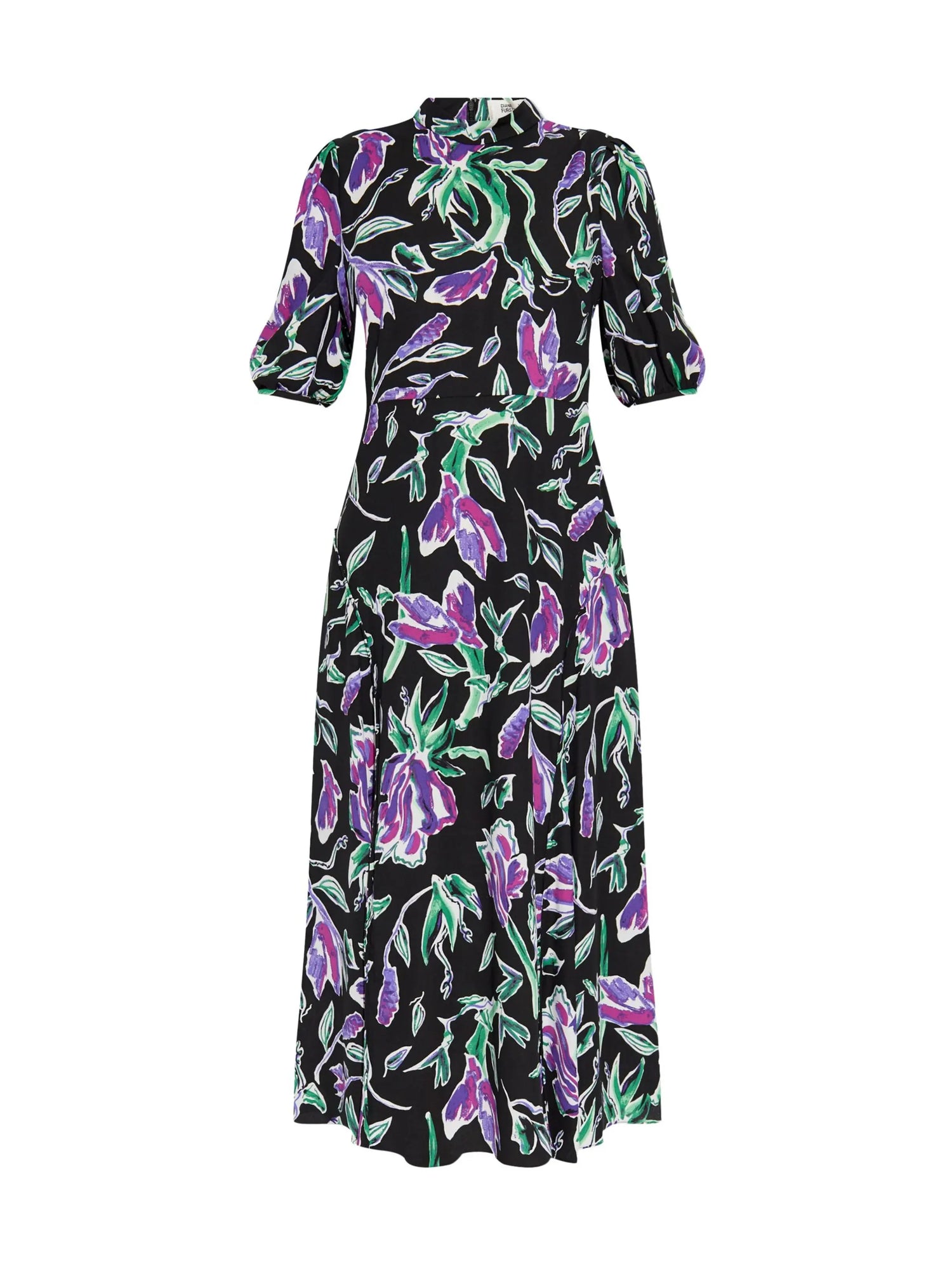 NELLA DRESS, TULIP FIELDS VIOLET LG