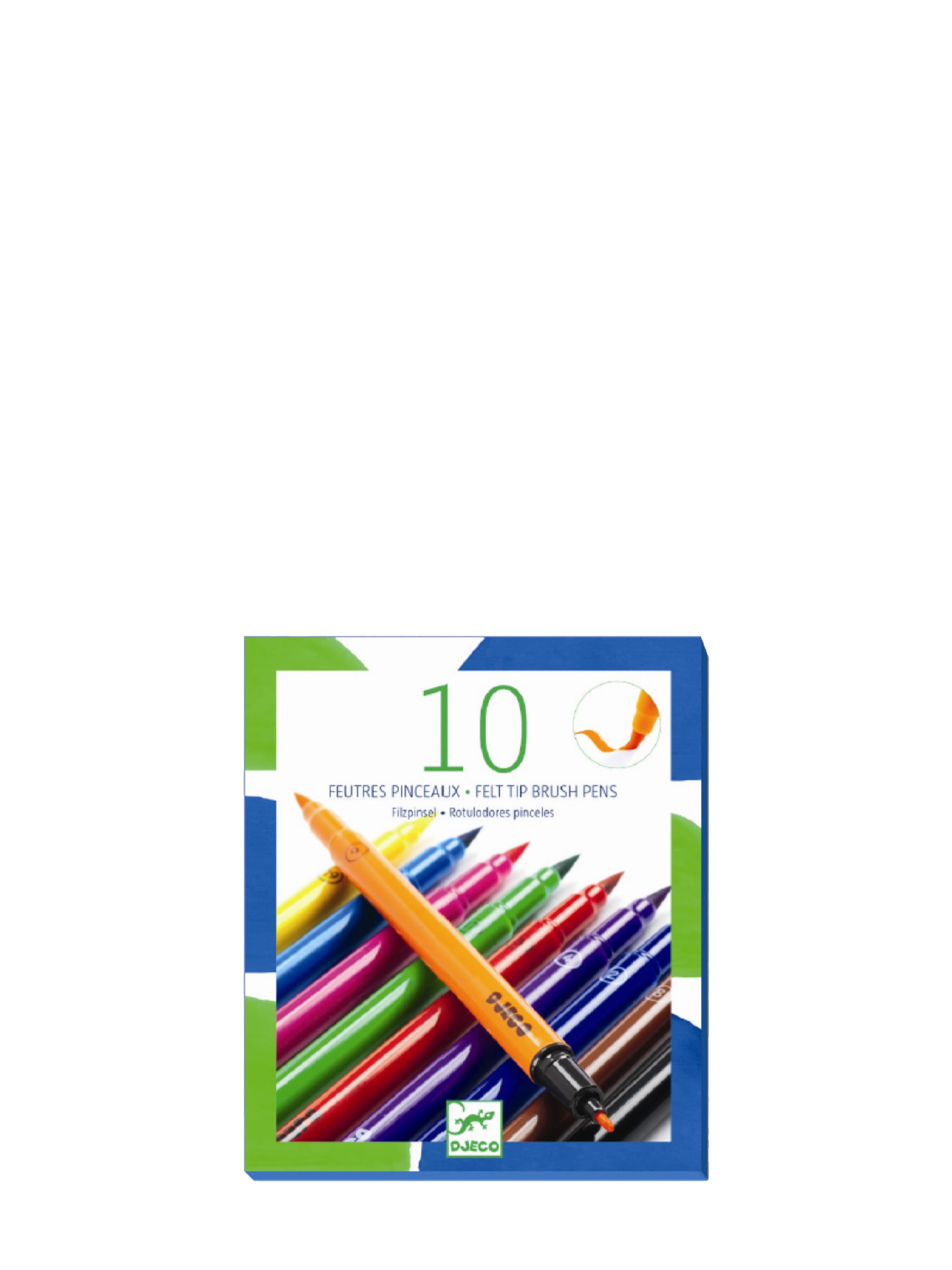 10 Felt tip pens, Classic colours set