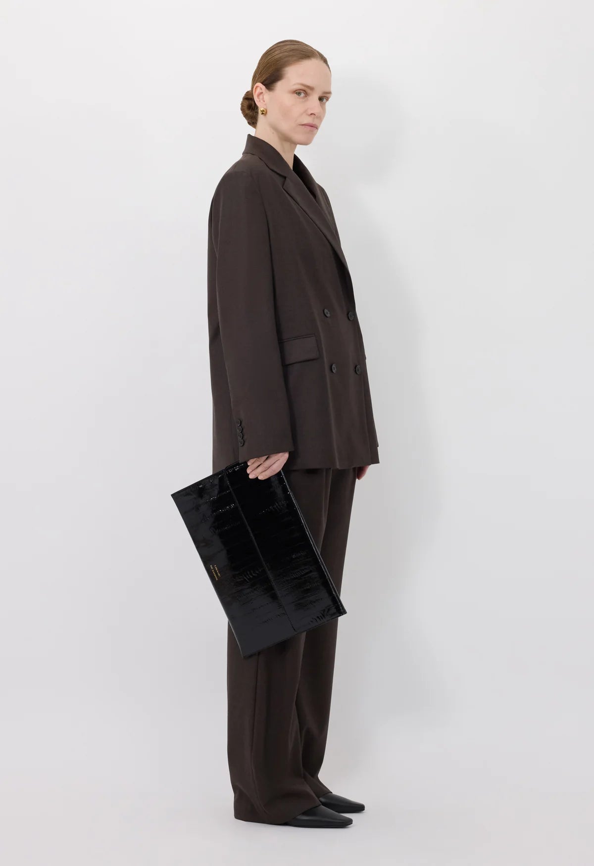 Donau tailored jacket, Brown