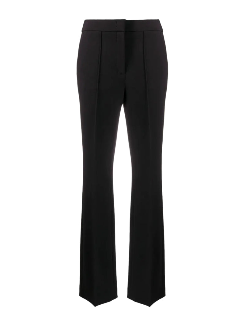 Bootcut trousers in Punto Milano, black