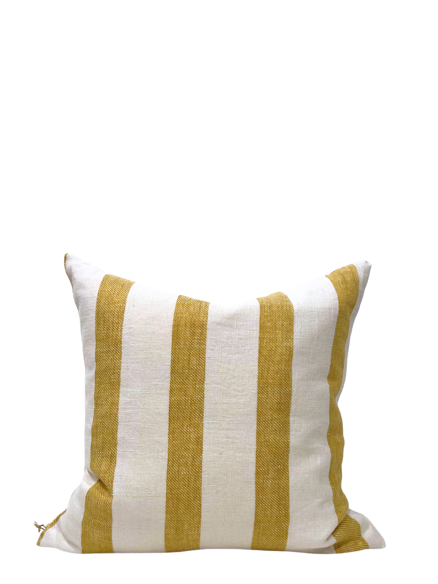 Bastide cushion cover, curry stripes (50 x 50 cm)