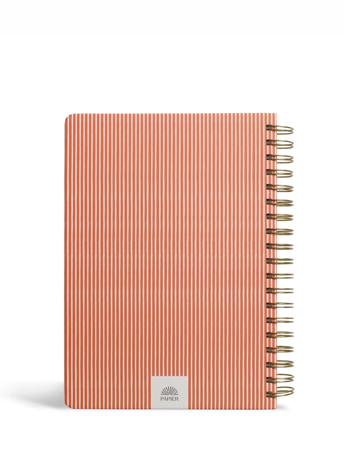 Eat well spiral recipe journal, orange