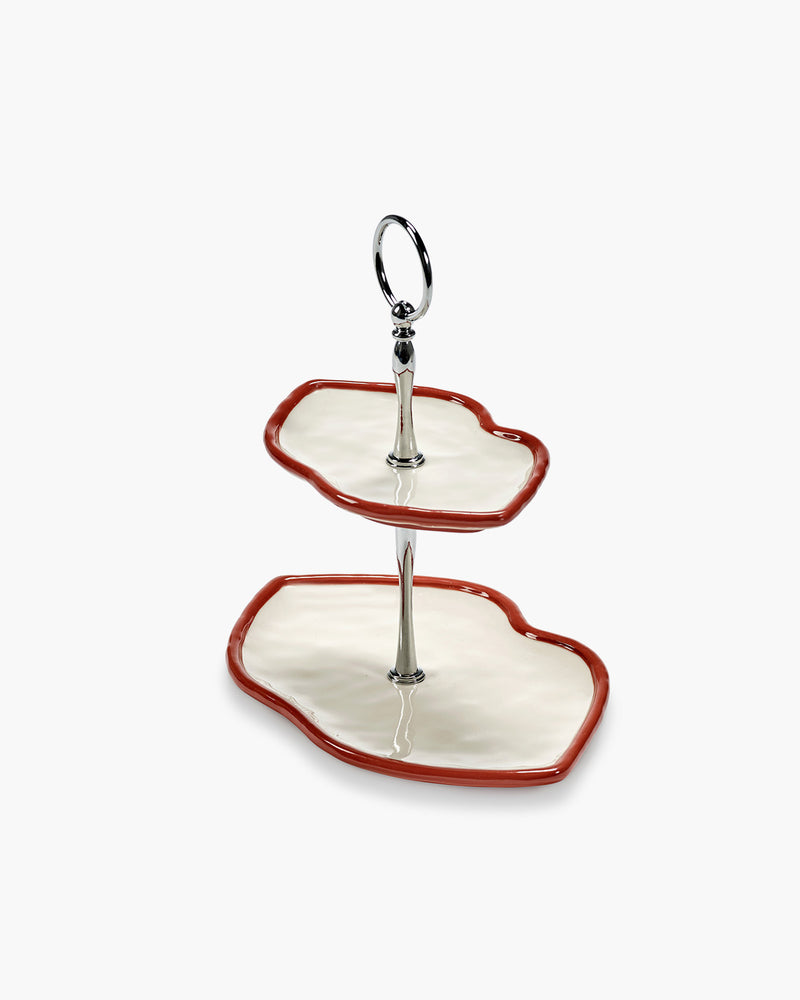 Lips 2-tier cake stand (23,5cm)