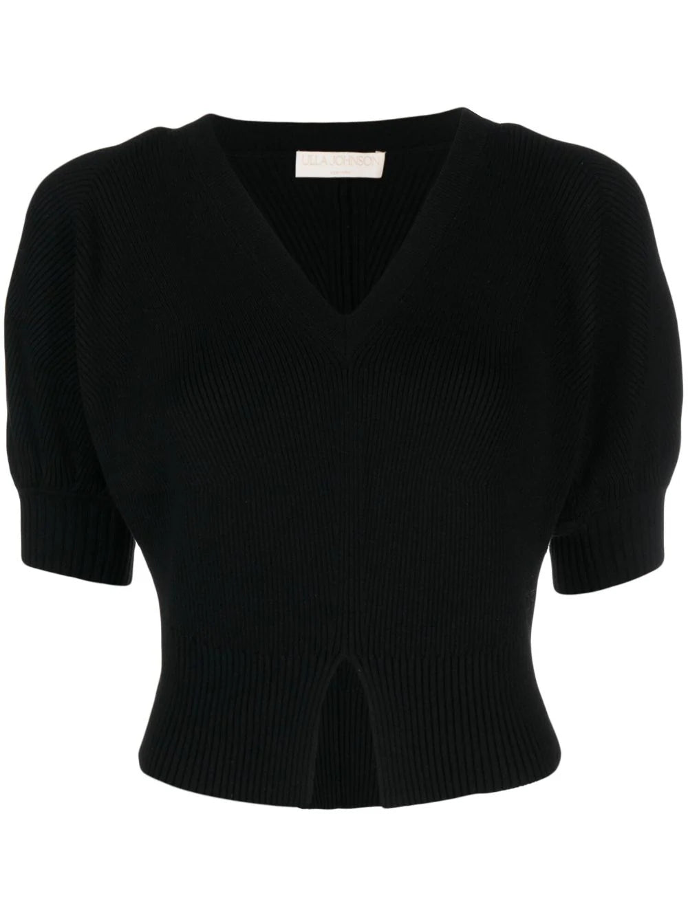 Eila knitted top, black