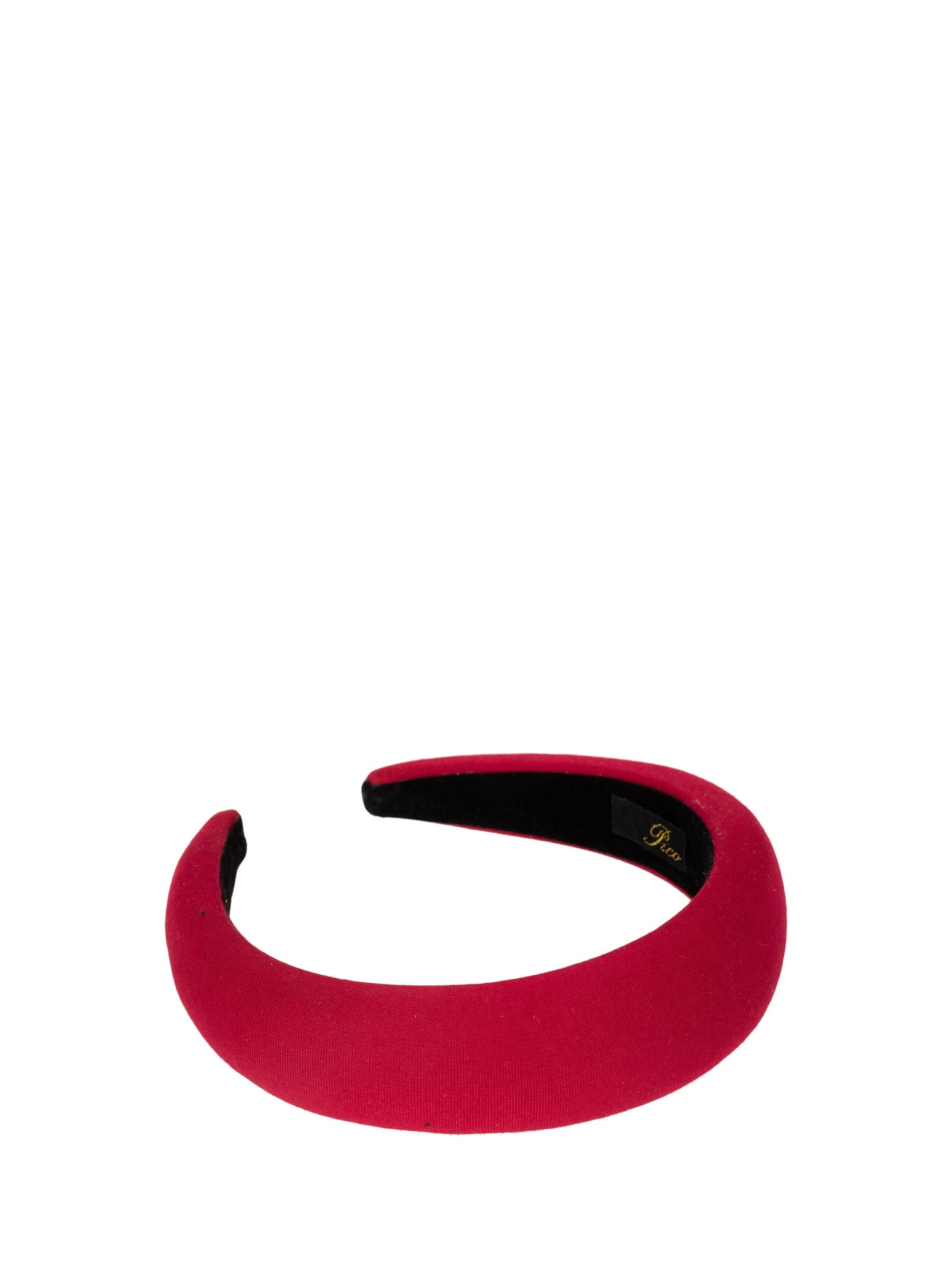 Emma Plain Headband, Hot Red