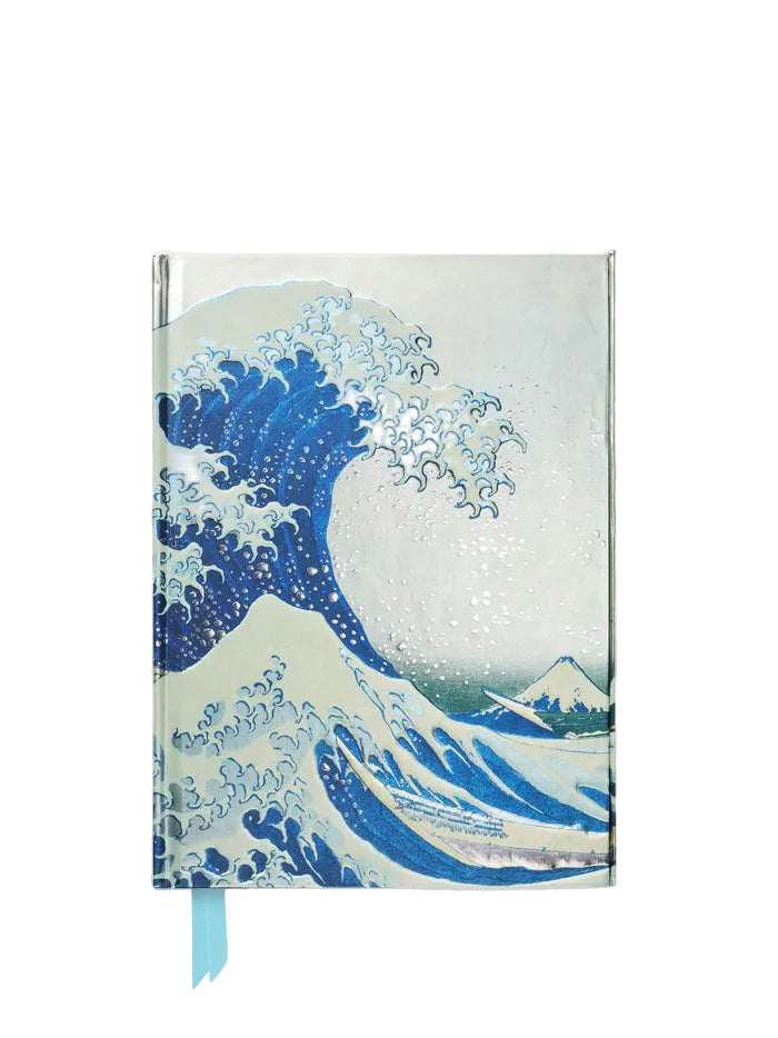 Foiled journal Hokusai's The Great Wave, lined (A5)