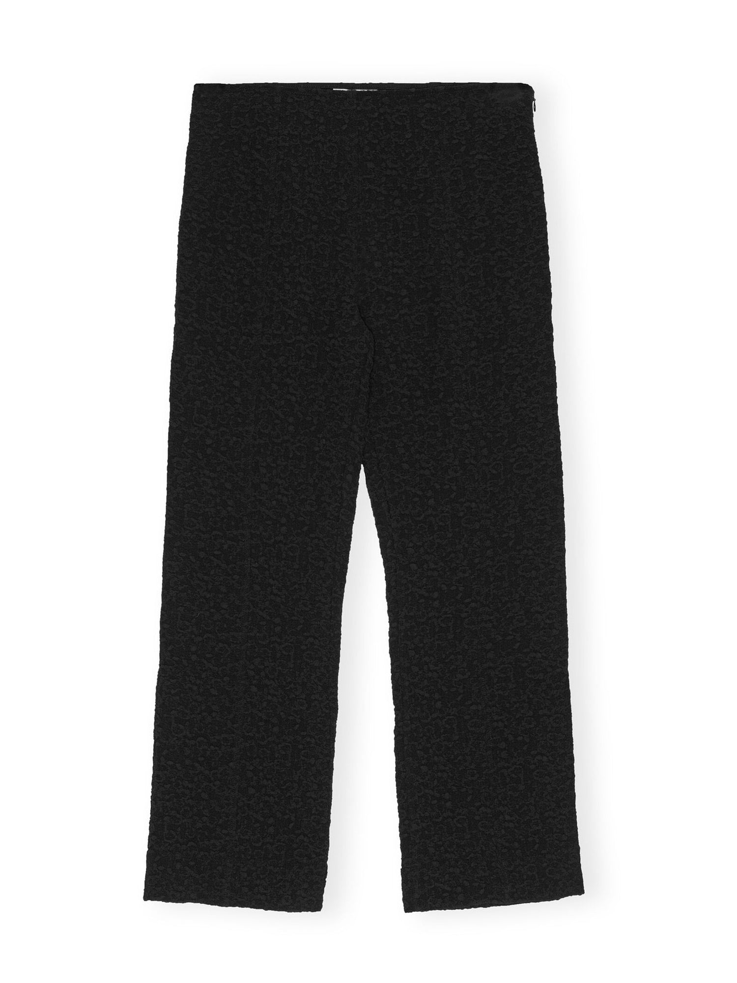 Textured Suiting Cropped Pants